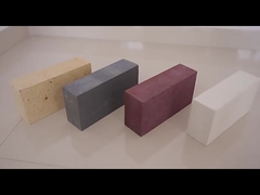 Σιντερωμένα τούβλα κορούνδου υψηλής θερμοκρασίας λιωμένα τούβλα κορούνδου για τη βιομηχανία χάλυβα